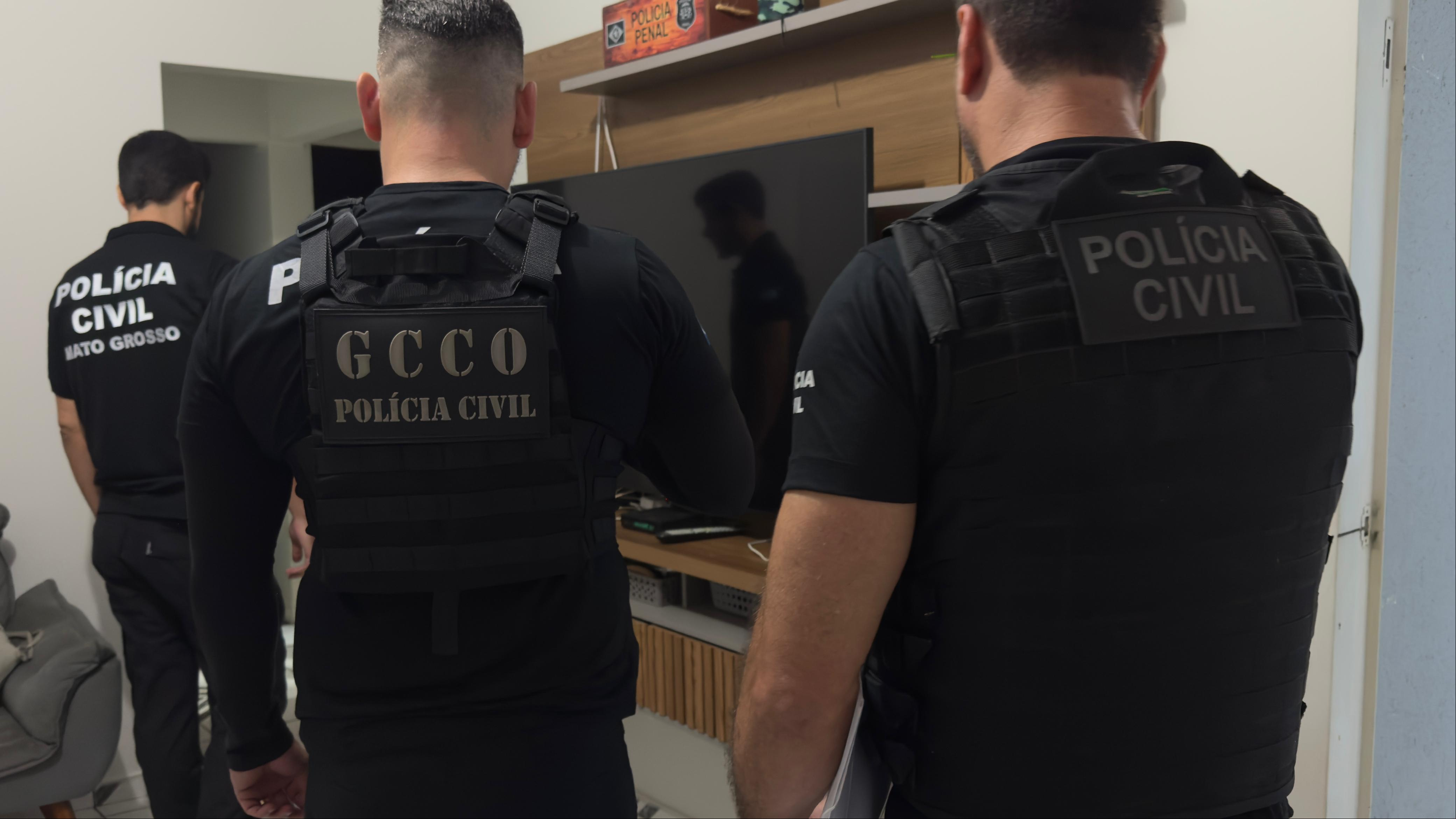 Polícia Civil cumpre mandados contra grupo criminoso que planejou e executou fuga de penitenciária em Várzea Grande-MT
